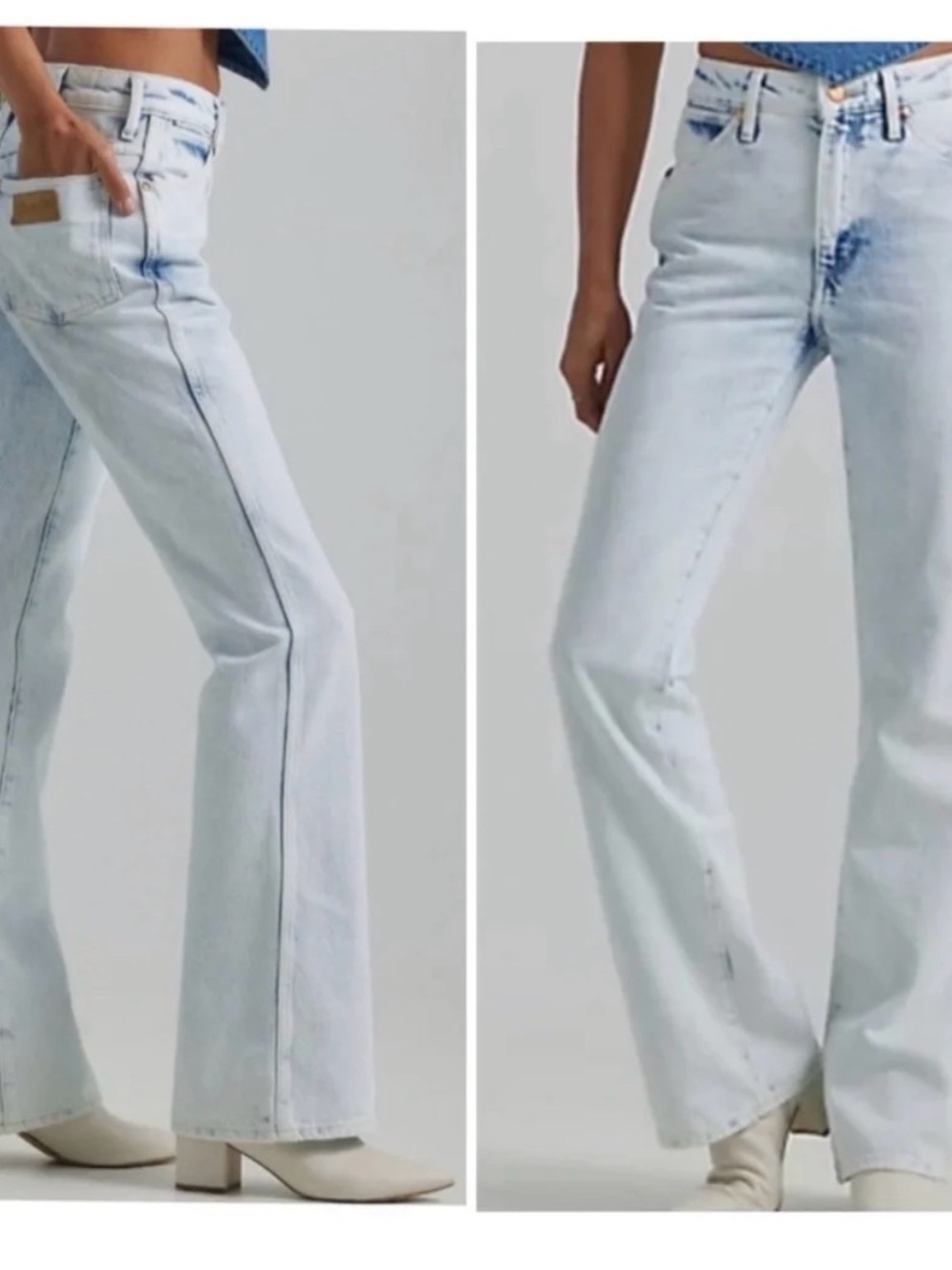 WRANGLER Westward 626 High Rise Bootcut Jeans NEW Storm Ultra Light Wash Size 28